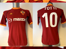 AS Roma Totti Kappa Adult Medium Shirt Jersey Soccer Maglia Italy Vintage Top