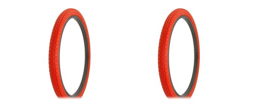 Pair bicycle tires - tires, x