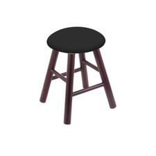 Maple Round Cushion 18" Swivel Vanity Stool with Smooth Legs, Dark Cherry...