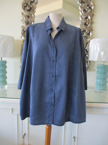 Rundholz blue quirky shirt - blue, top