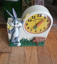 1974 Vintage Janex "Eh, Wake Up, Doc!" Bugs Bunny Talking Alarm Clock -For Parts