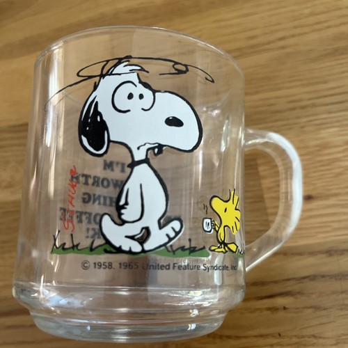 Arcoroc vintage snoopy - arcoroc,
