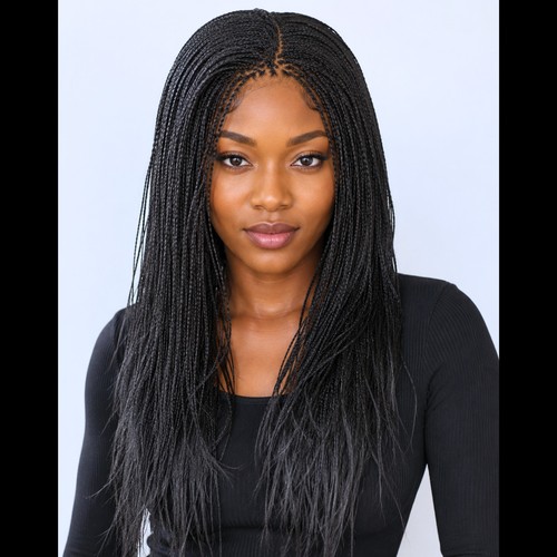 Micro braided wig full lace - micro,