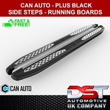 Plus Black Running Board Side Steps For PEUGEOT 3008 2017-onwards