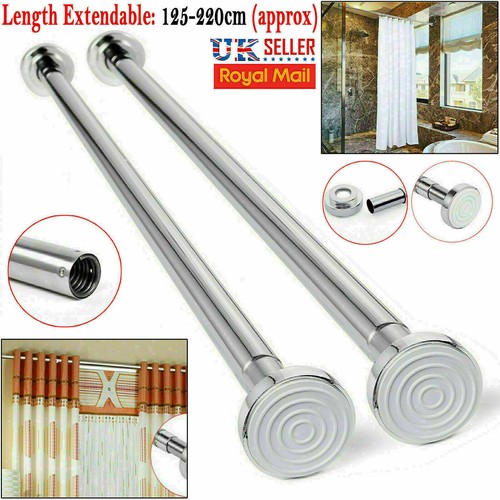Shower curtain pole rail - curtain,