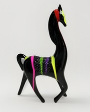 Horse Figurine Abstract Art 10" Animal Sculpture Statue Modern Western Cowboy