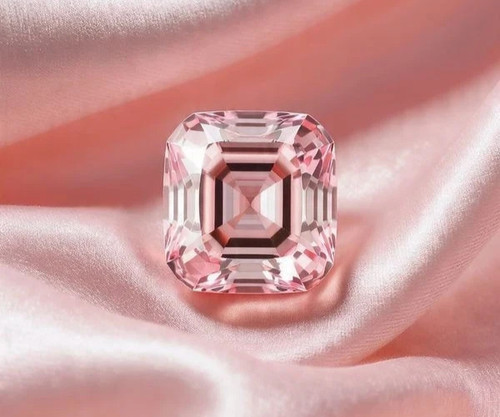 Asscher cut pink color - ct,