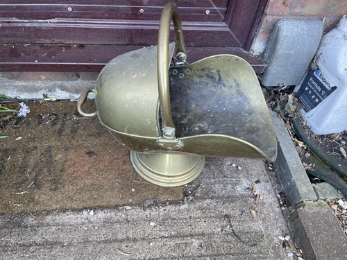 Victorian brass helmet - brass,