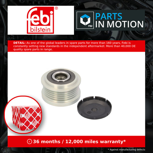 Overrunning alternator pulley - overrunning,