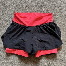 Decathlon Rockrider Cycling Shorts Mountain Bike Shorts Womens Black Pink Size S