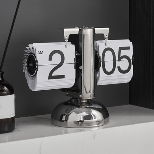 Flip down clock - flip, automatic
