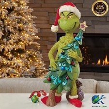 20 Inch Christmas Decoration Indoor Outdoor Statue Santa  By Jim Shore Grinch UK