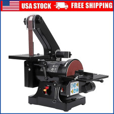 1'' x 30'' Benchtop Belt Sander and 5'' Disc Powerful Bench Sander w/ 2.1A Motor