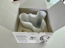 Aalto vase 160mm White-frosted