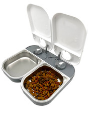  Two Meal Automatic Pet Feeder with Stainless Steel Bowls  C200 Closer Pets