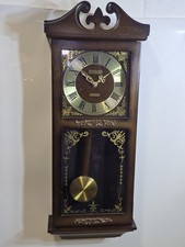 Vintage Wood Quartz Wall Clock