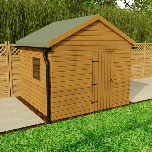 Galeco steel gutter small shed - steel,