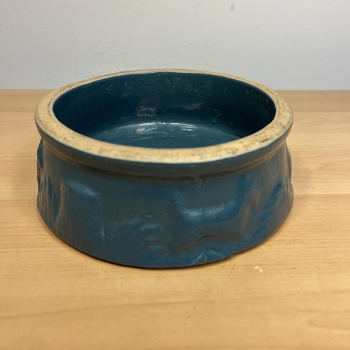 Vintage stoneware pottery dog - stoneware,