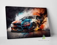 BMW Sports Car Canvas Art Wall