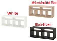 NEW IKEA KALLAX TV Bench With Compartments Home Storage Organizer Unit 147x60cm