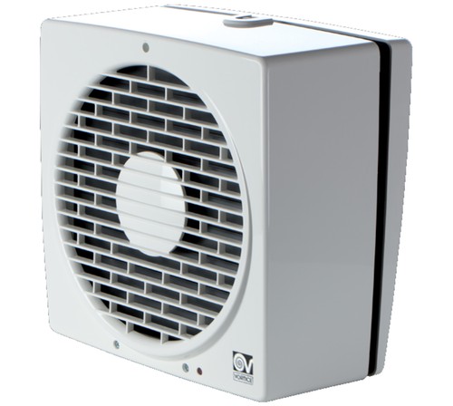 Window fan window mounted