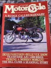 The Classic Motorcycle December 1985 Rudge AJS S3 Morgan AJS v-twin BSA Norton