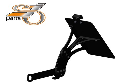 License plate holder - , side