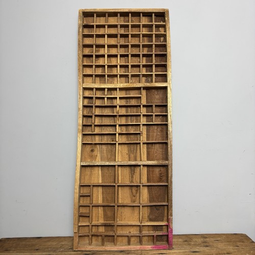 Vintage wooden printers tray - vintage,