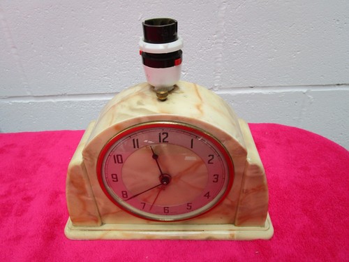 1940s metamec art deco clock - art,