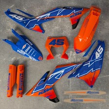 Plastics + Graphics KTM 2024 2025 XC-W XCF-W EXC EXC-F Orange Blue Restyle