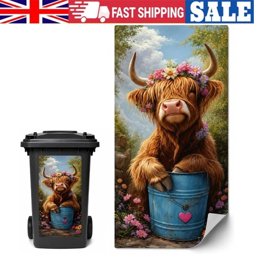 Creative trash can sticker - can,