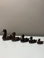 Hand-carved wooden duck