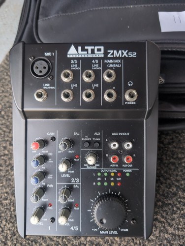 Alto zmx52 channel compact - alto, 5-channel