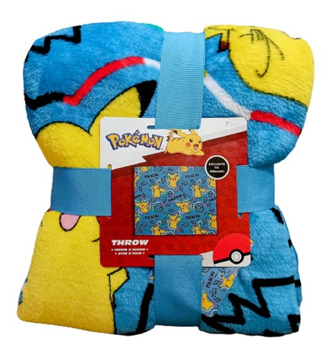 Pokemon pikachu fleece throw - pikachu,