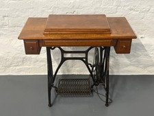 Antique treadle sewing machine