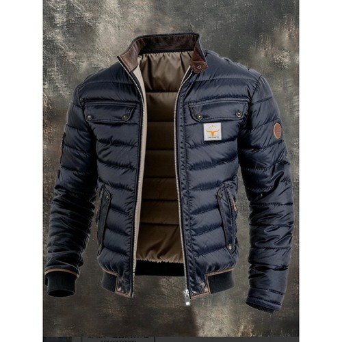 Men vintage leather quilted - vintage,