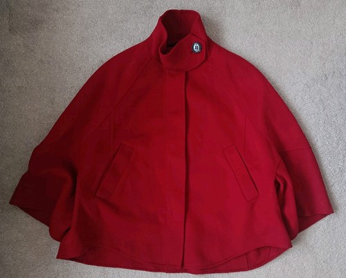 Zara women red wool blend - zara,