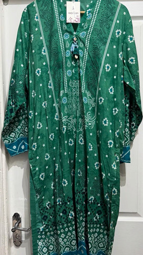 Women green printed - women, kurta