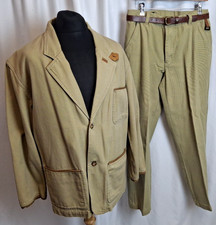 Orvis Zambezi Twill Safari Suit Mesh Lining Retro Khaki Medium A3780