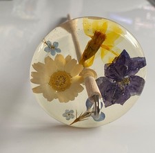 DROP SPINDLE Resin & Dried