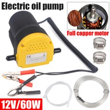 12V 60w Electric Car Diesel Engine Oil Pump Fuel Transfer Extractor Suction Pump