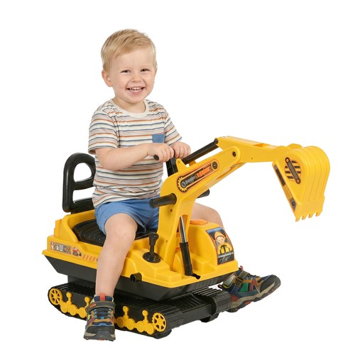 Homcom ride excavator toy - ride,