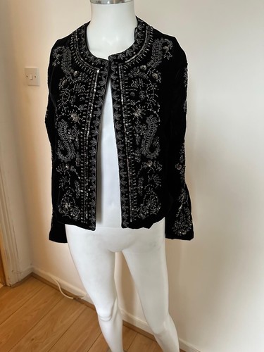 Zara velvet sequin jacket - zara,