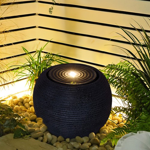 Solar water feature fountain - water,