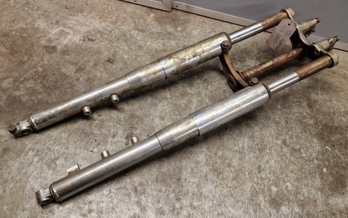 Kawasaki kh100 forks yokes - forks,