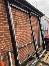 BLACK SLIDING PATIO DOORS