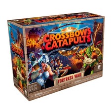 Crossbows and Catapults Fortress War - Dexterity Game for 2 Players - Build, ...