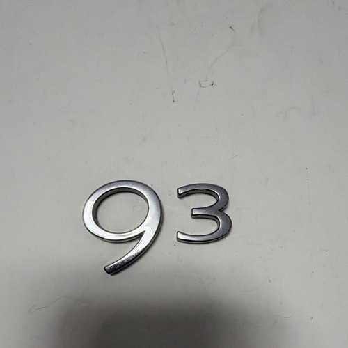 Saab 2006 rear number - number, badge