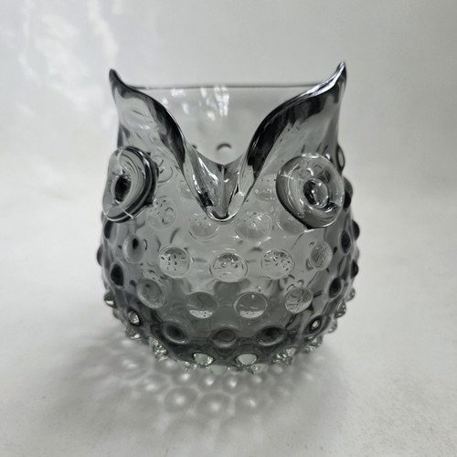 Vintage vase owl blenko - vase,