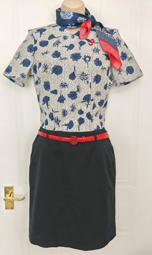 Vintage cabin crew uniform - cabin,